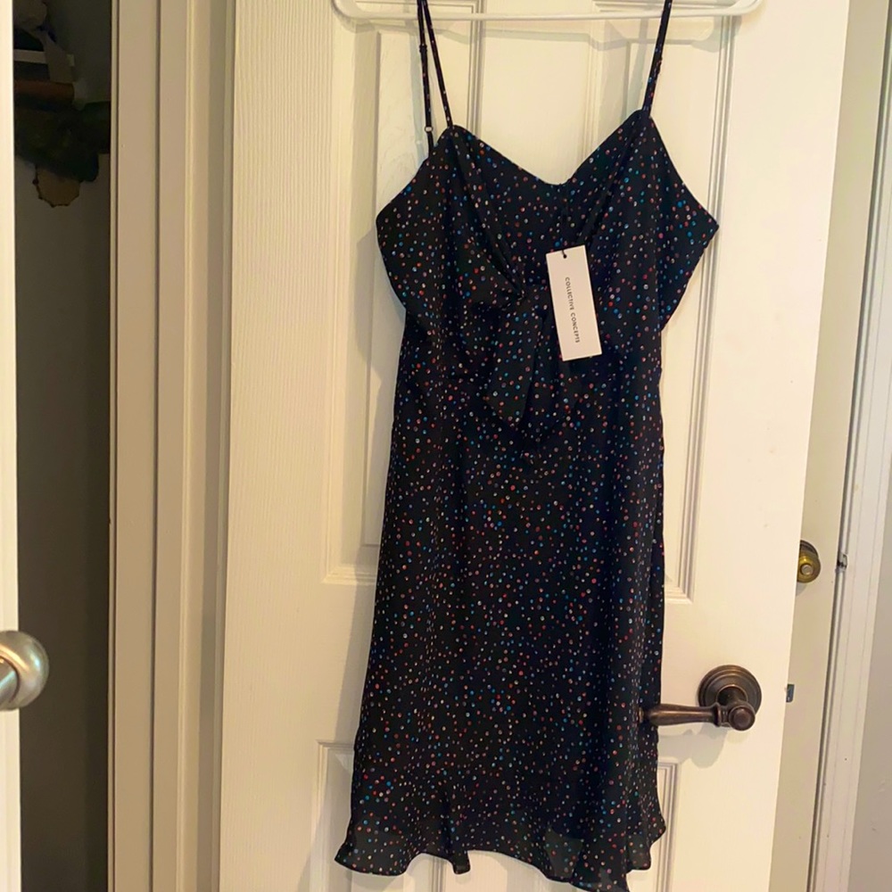 Vici dress. Tie front. Never worn.